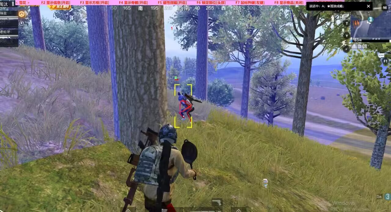 和平精英辅助【哪吒容器直装】全图透视 观战透视 增加爆率 锁死自瞄 掩体漏打 物资显示